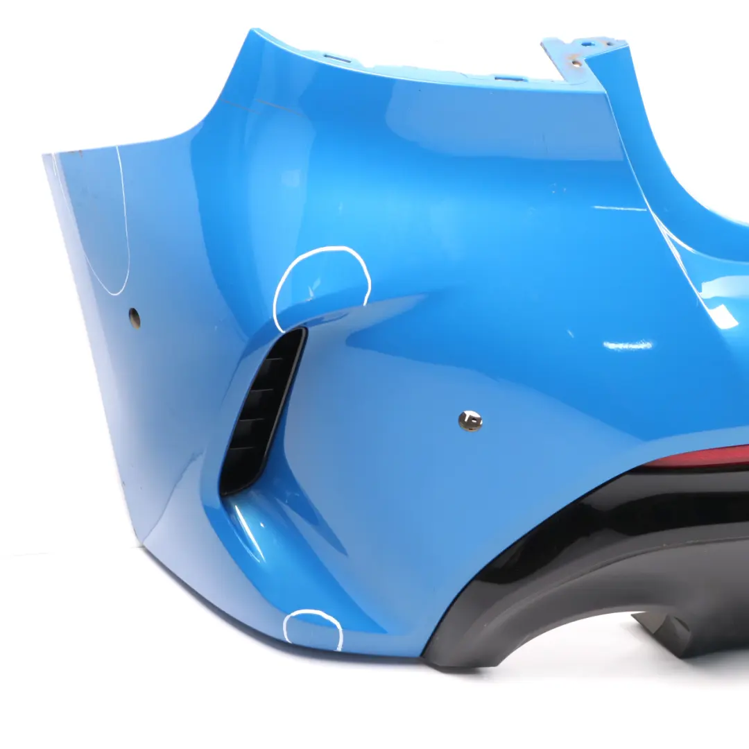 Bumper M Sport Trim Panel PDC Misano Blue Metallic - C1D to BMW F40 Rear with Part number 9881580 BMW F40 Rear Bumper M Sport Trim Panel PDC Misano Blue Metallic - C1D - SKU 9881580-MISA - Part number 9881580