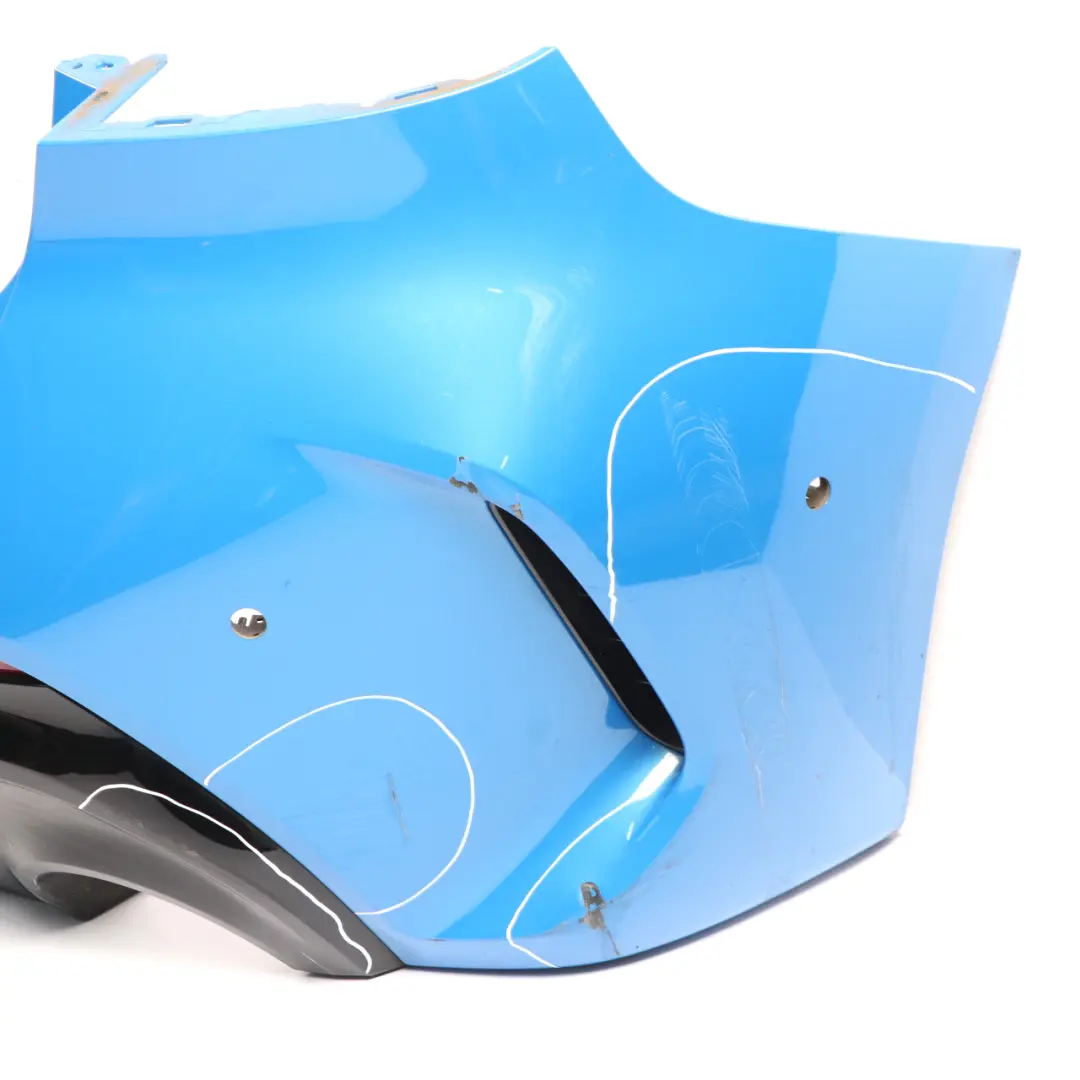 BMW F40 Rear Bumper M Sport Trim Panel PDC Misano Blue Metallic - C1D - SKU 9881580-MISA - Part number 9881580