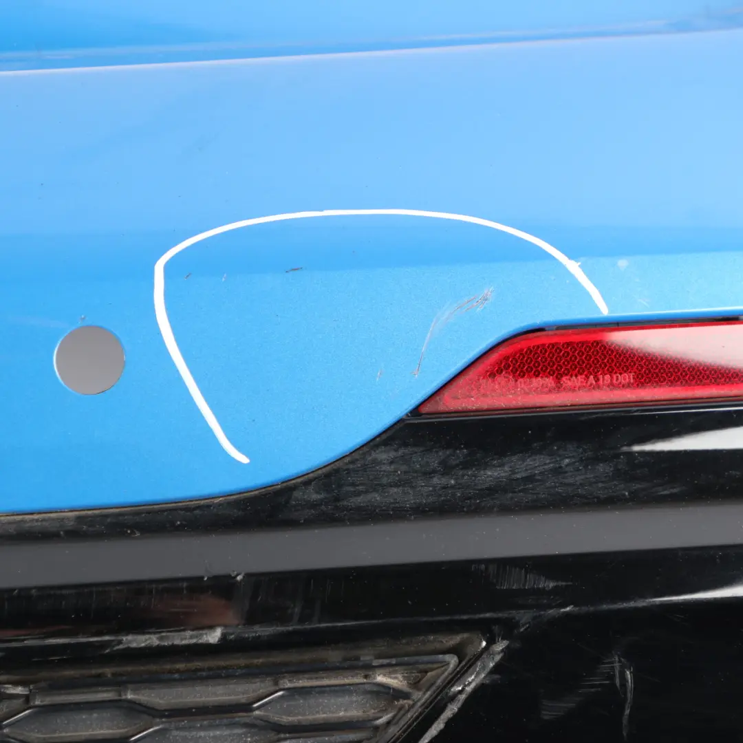Bumper M Sport Trim Panel PDC Misano Blue Metallic - C1D to BMW F40 Rear with Part number 9881580 BMW F40 Rear Bumper M Sport Trim Panel PDC Misano Blue Metallic - C1D - SKU 9881580-MISA - Part number 9881580