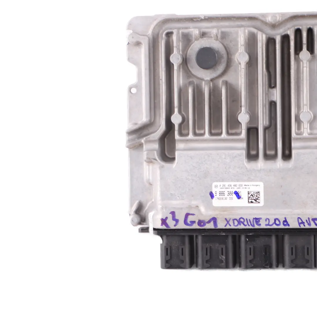 20dX B47D 190HP Engine Control Unit ECU DDE to BMW G20 320d G30 520d X3 G01 with Part number 9886300 BMW G20 320d G30 520d X3 G01 20dX B47D 190HP Engine Control Unit ECU DDE - SKU 9886300 - Part number 9886300