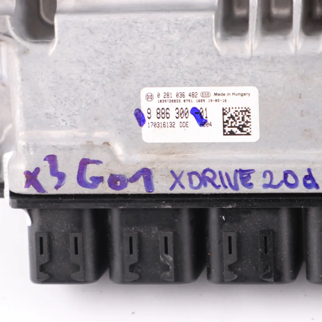 BMW G20 320d G30 520d X3 G01 20dX B47D 190HP Engine Control Unit ECU DDE - SKU 9886300 - Part number 9886300
