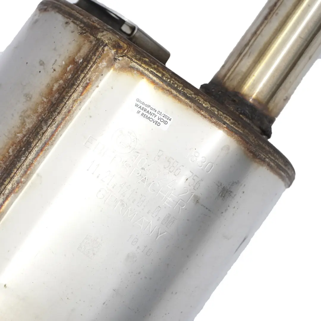 Exhaust Silencer BMW G30 G31 518d 520d 525d Rear Back Box Muffler to with Part number 9887666 Exhaust Silencer BMW G30 G31 518d 520d 525d Rear Back Box Muffler - SKU 9887666 - Part number 9887666