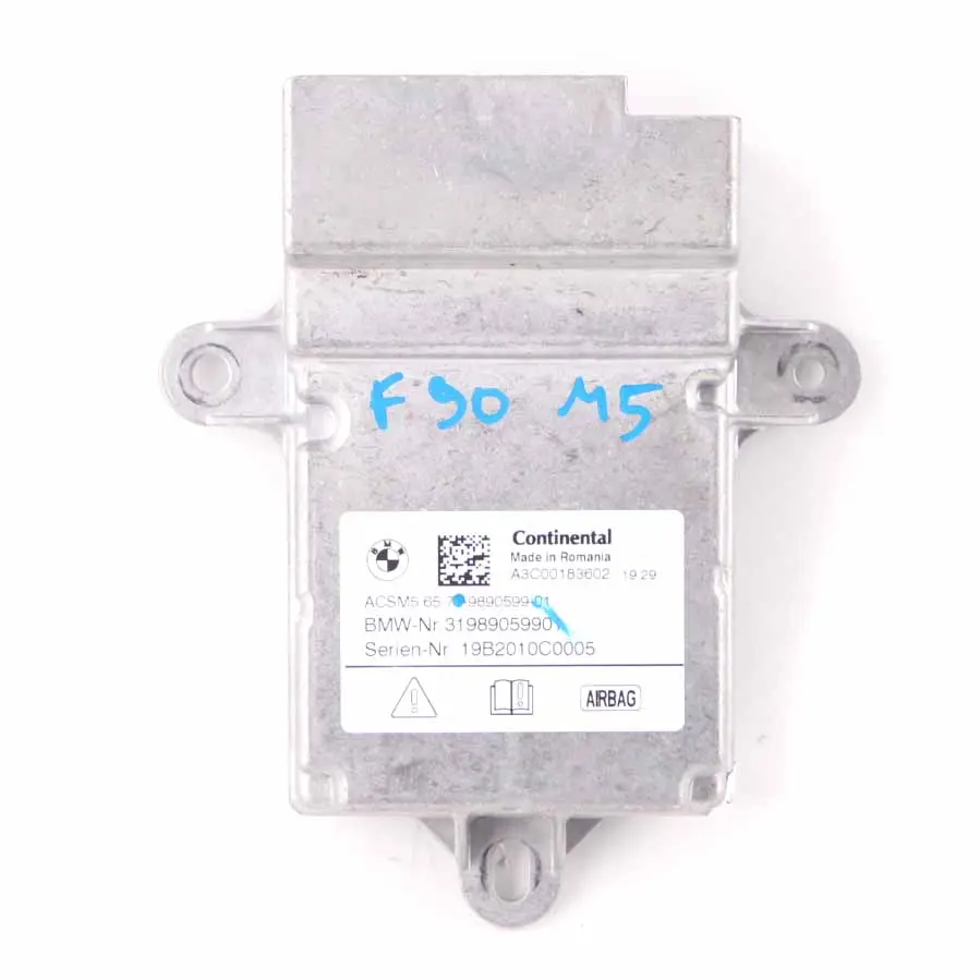 BMW F90 M5 G11 G30 Air Module Crash Control Unit 9890599