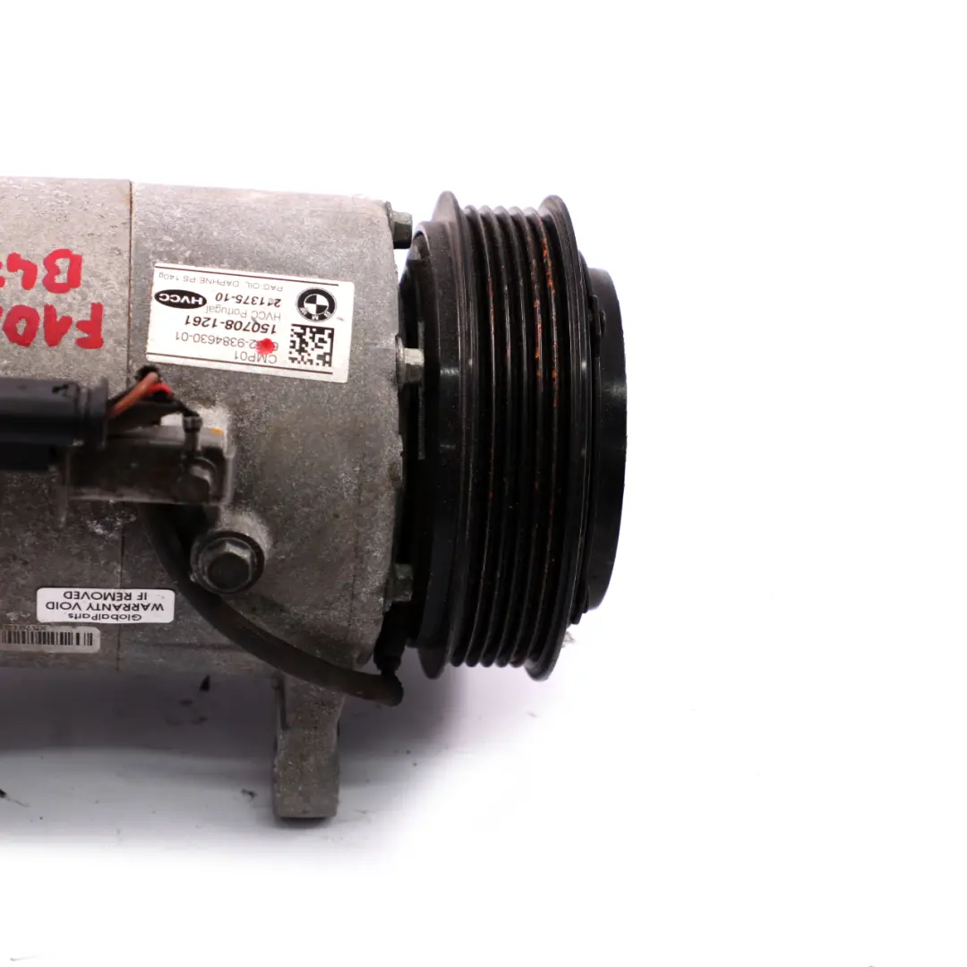 BMW 5 F10 F11 LCI G30 G31 Climatisation Compresseur Accouplement Magnetique - SKU 9890655 - Numéro de pièce 9890655