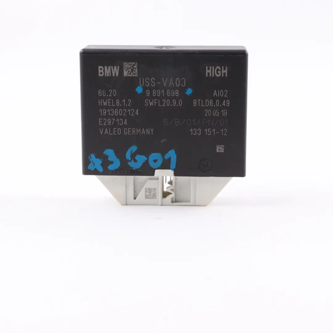 Módulo PDC BMW G30 G31 G11 X3 G01 Unidad control asistente aparcamiento para con número de pieza 9891698 Módulo PDC BMW G30 G31 G11 X3 G01 Unidad control asistente aparcamiento - SKU 9891698 - Número de pieza 9891698
