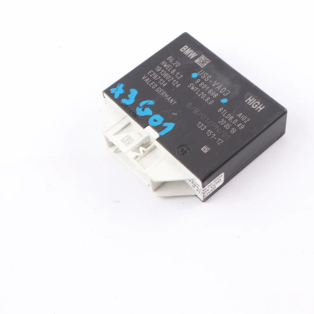  Module PDC BMW G30 G31 X3 G01 Unité contrôle l'assistant stationnement - SKU 9891698 - Numéro de pièce 9891698