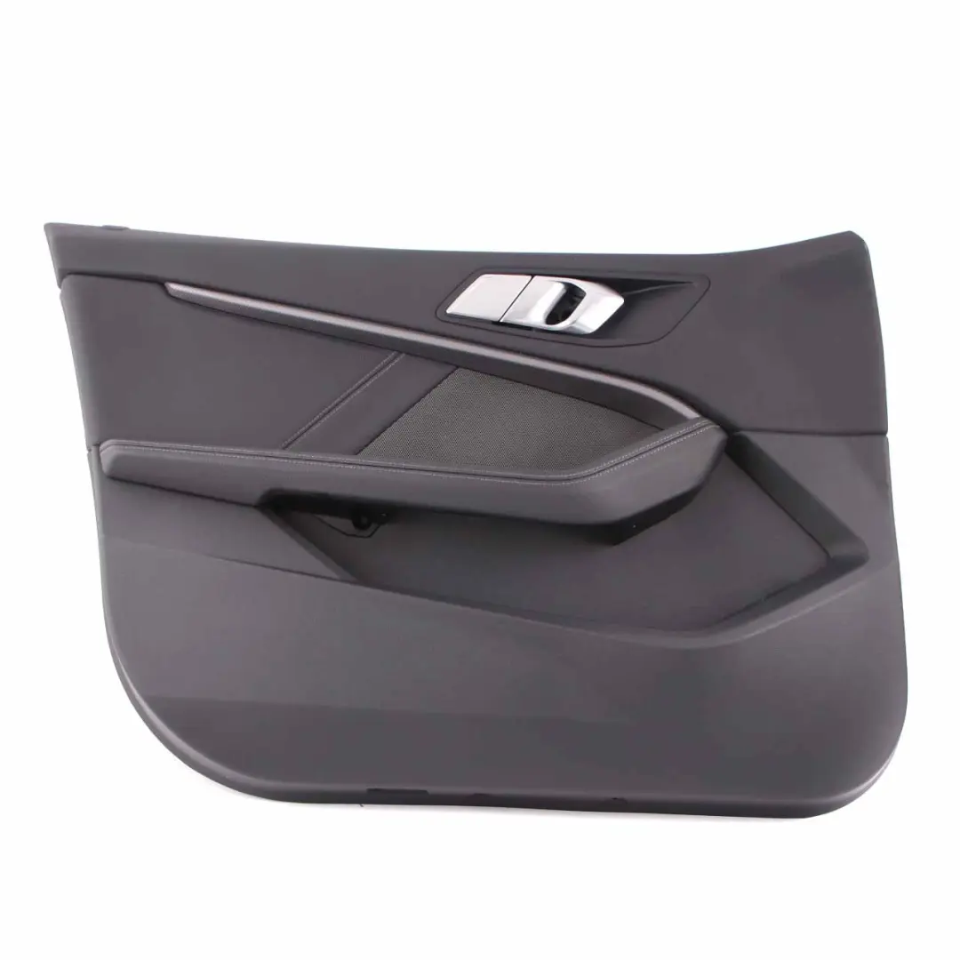 BMW F40 Tarjeta Puerta Delantera Izquierda Forro Guarnición Cuero Negro Dakota - SKU 9893815 - Número de pieza 9893815