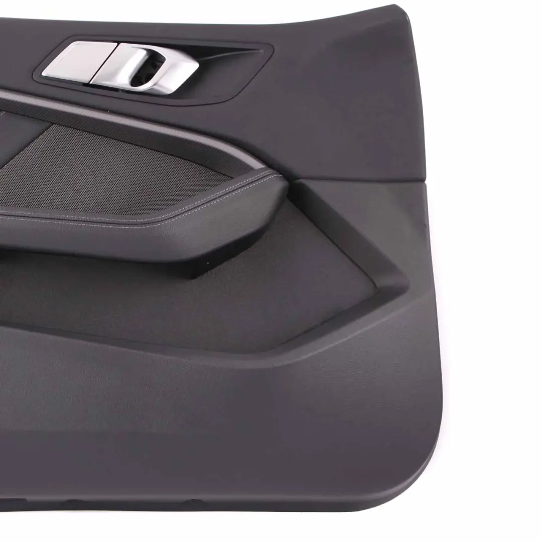 BMW F40 Scheda Porta Anteriore Sinistra Rivestimento Pelle Traforata Nera Dakota - SKU 9893815 - Numero di parte 9893815