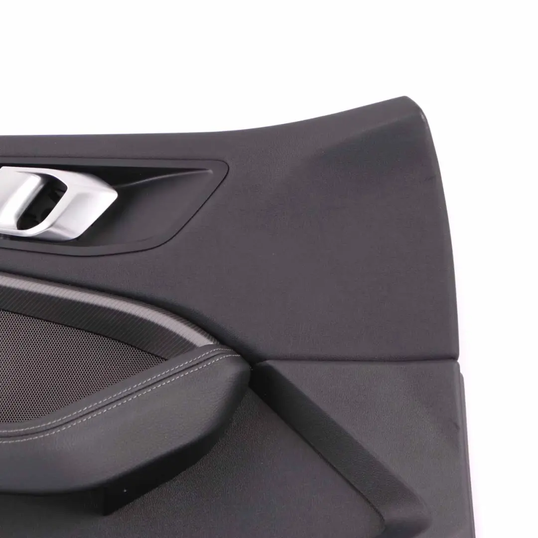 BMW F40 Scheda Porta Anteriore Sinistra Rivestimento Pelle Traforata Nera Dakota - SKU 9893815 - Numero di parte 9893815