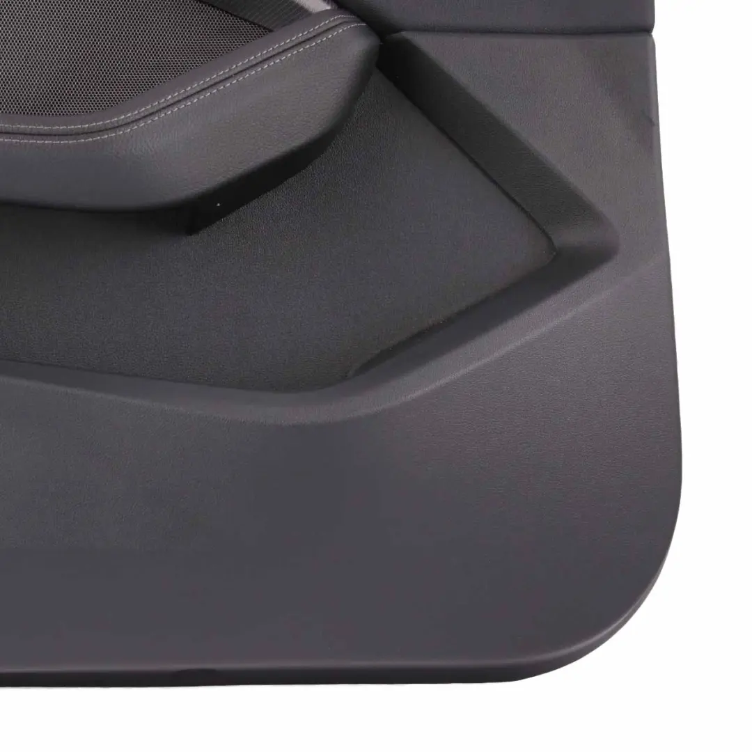 BMW F40 Scheda Porta Anteriore Sinistra Rivestimento Pelle Traforata Nera Dakota - SKU 9893815 - Numero di parte 9893815