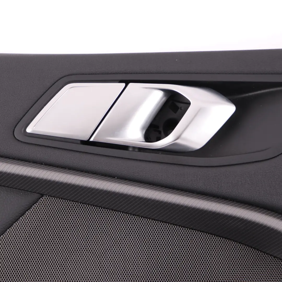 BMW F40 Scheda Porta Anteriore Sinistra Rivestimento Pelle Traforata Nera Dakota - SKU 9893815 - Numero di parte 9893815