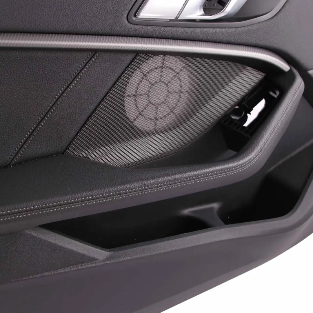 BMW F40 Scheda Porta Anteriore Sinistra Rivestimento Pelle Traforata Nera Dakota - SKU 9893815 - Numero di parte 9893815