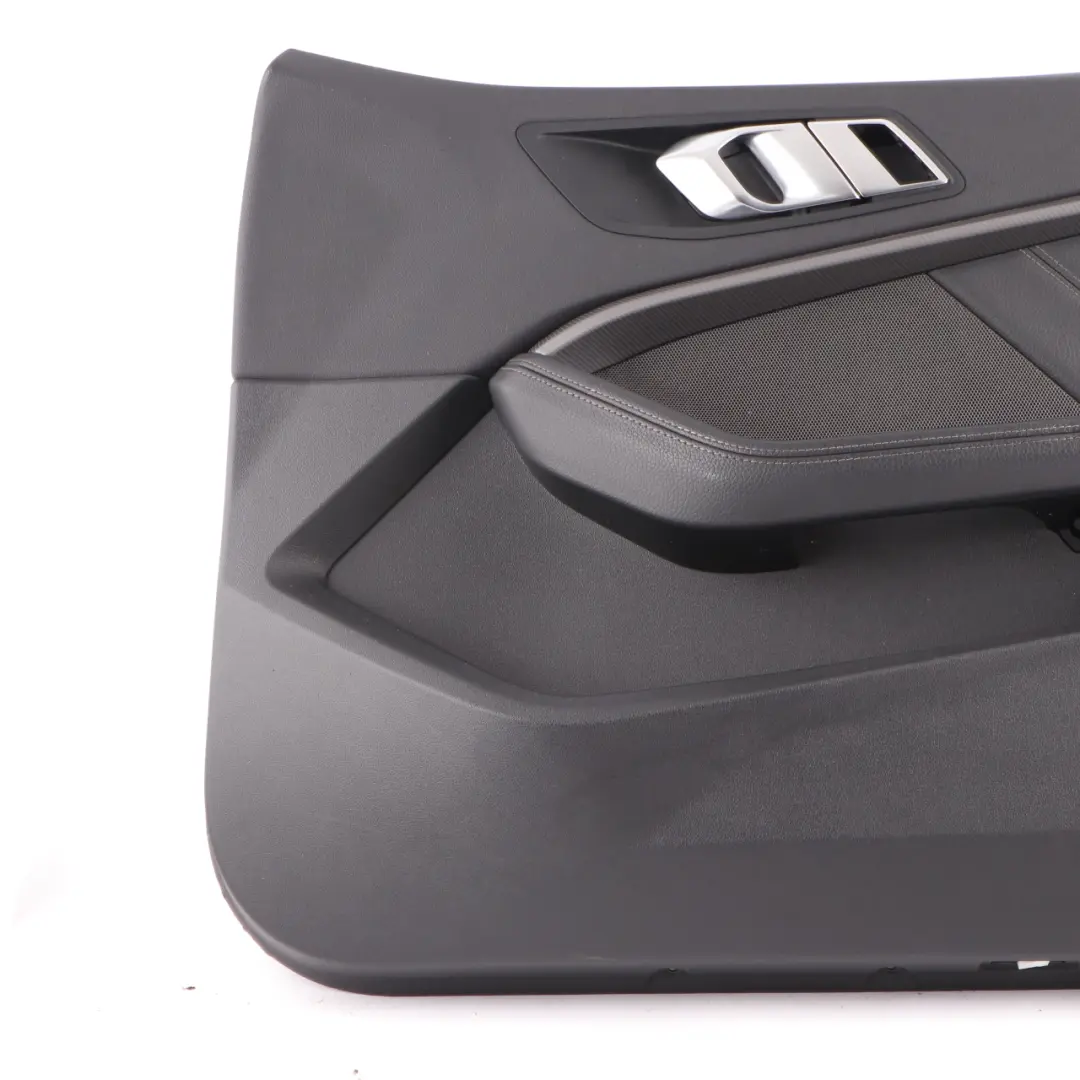 Door Card Front Right O/S Lining Trim Black Perforated Leather Dakota to BMW F40 with Part number 9893816 BMW F40 Door Card Front Right O/S Lining Trim Black Perforated Leather Dakota - SKU 9893816 - Part number 9893816