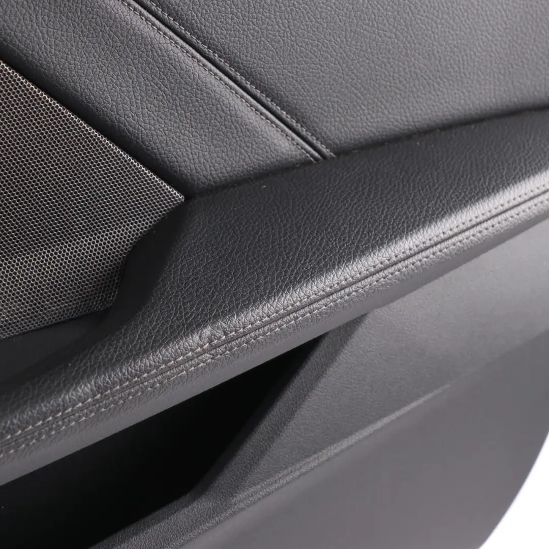 BMW F40 Door Card Front Right O/S Lining Trim Black Perforated Leather Dakota - SKU 9893816 - Part number 9893816