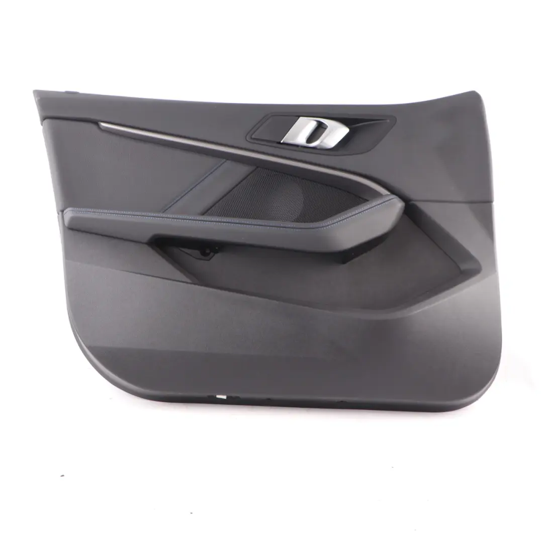 BMW F40 Door Card Front Left N/S Lining Trim Perforated Leather Dakota Black - SKU 9893821 - Part number 9893821