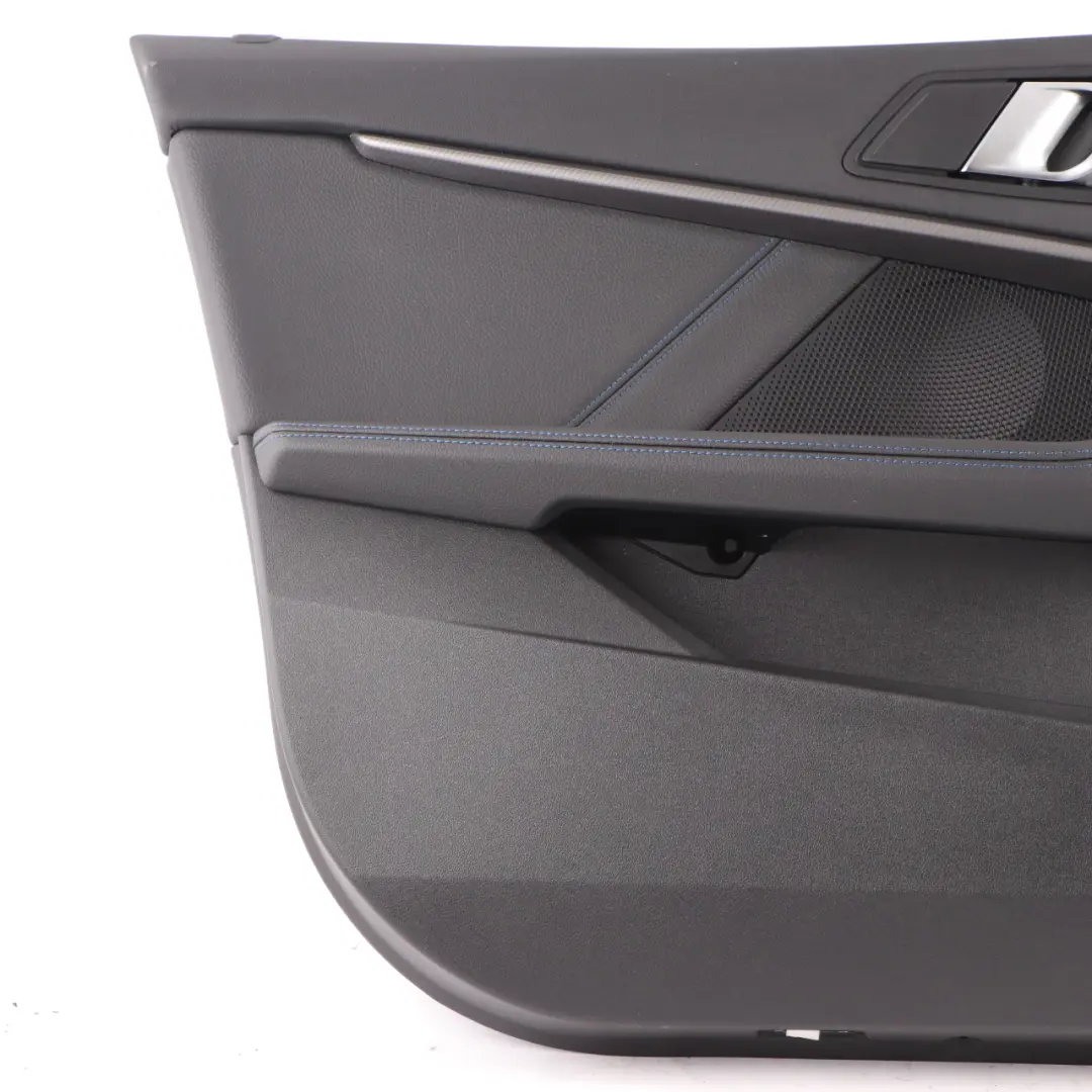 BMW F40 Door Card Front Left N/S Lining Trim Perforated Leather Dakota Black - SKU 9893821 - Part number 9893821