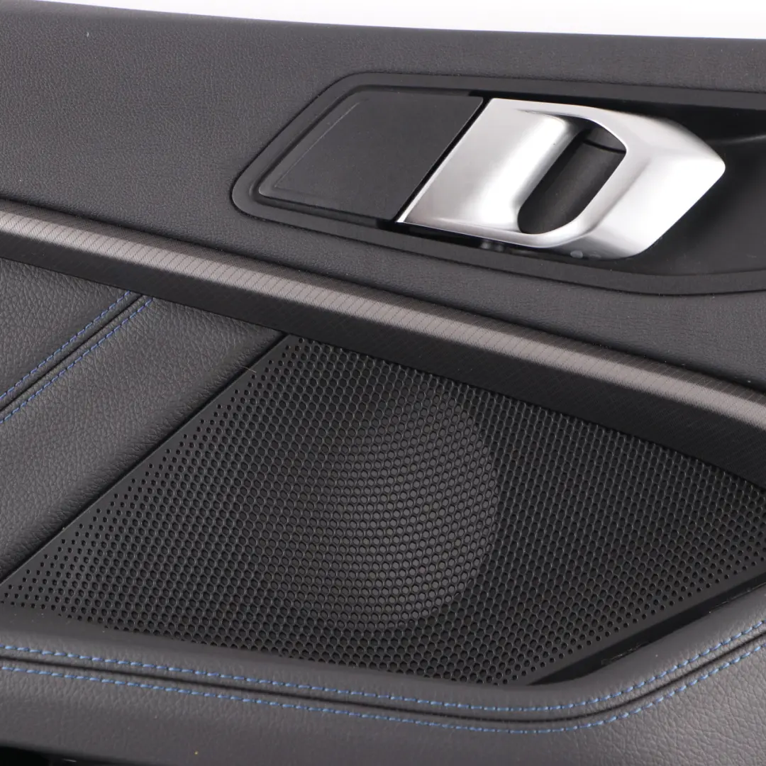 Door Card Front Left N/S Lining Trim Perforated Leather Dakota Black to BMW F40 with Part number 9893821 BMW F40 Door Card Front Left N/S Lining Trim Perforated Leather Dakota Black - SKU 9893821 - Part number 9893821