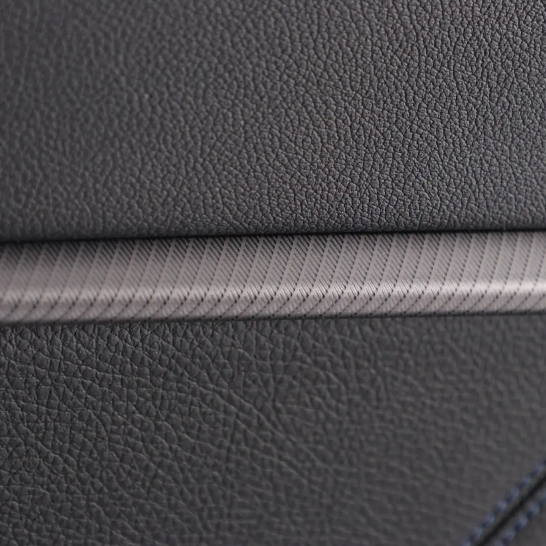BMW F40 Door Card Front Left N/S Lining Trim Perforated Leather Dakota Black - SKU 9893821 - Part number 9893821