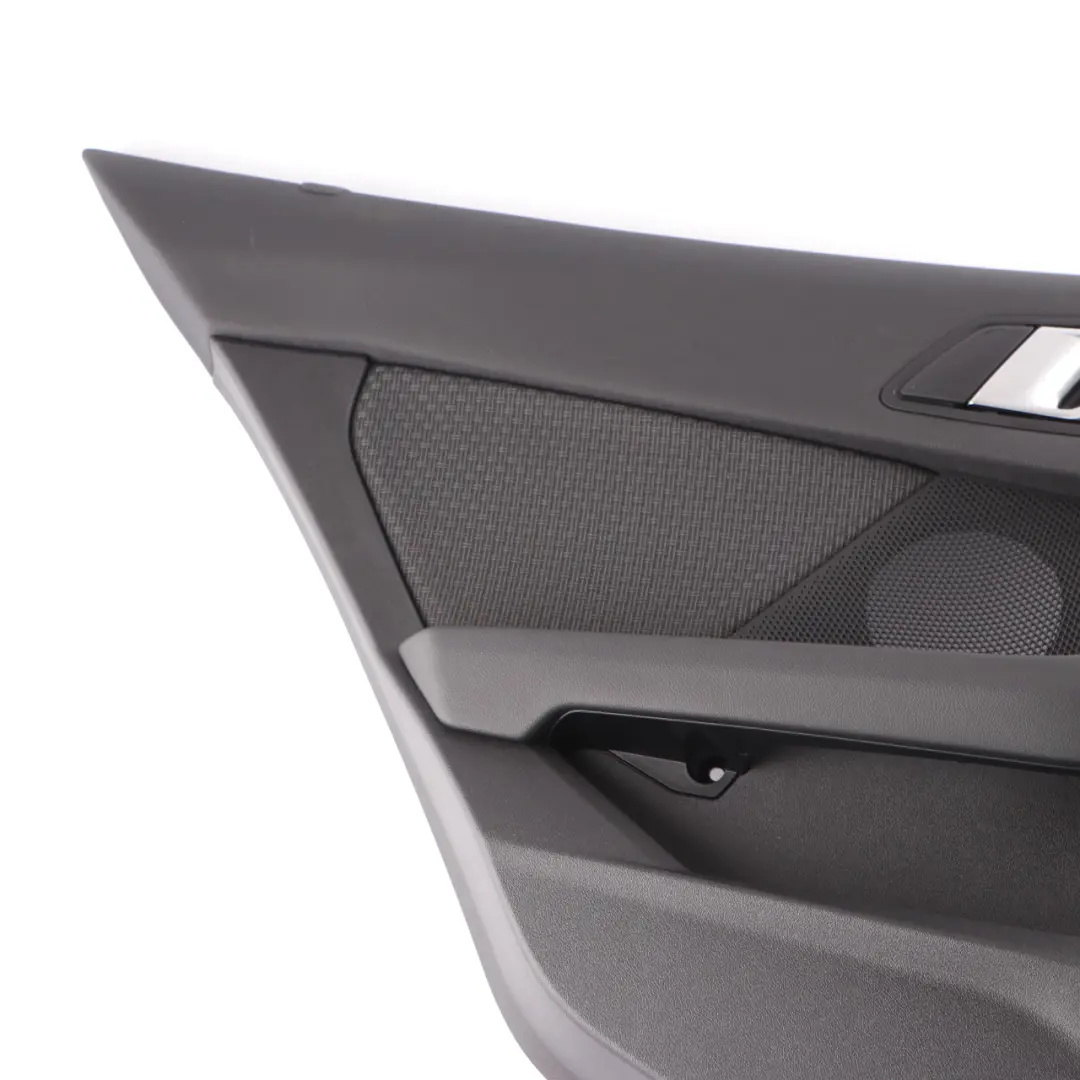 Door Card Rear Left N/S Lining Trim Cloth Fabric Grid Anthracite to BMW F40 with Part number 9893843 BMW F40 Door Card Rear Left N/S Lining Trim Cloth Fabric Grid Anthracite - SKU 9893843 - Part number 9893843
