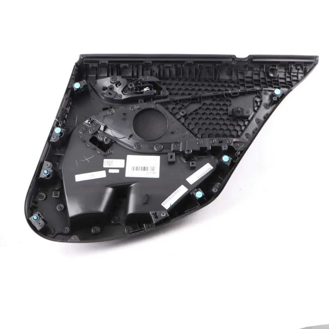 Door Card Rear Left N/S Lining Trim Cloth Fabric Grid Anthracite to BMW F40 with Part number 9893843 BMW F40 Door Card Rear Left N/S Lining Trim Cloth Fabric Grid Anthracite - SKU 9893843 - Part number 9893843