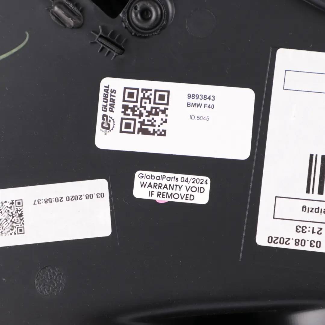 Door Card Rear Left N/S Lining Trim Cloth Fabric Grid Anthracite to BMW F40 with Part number 9893843 BMW F40 Door Card Rear Left N/S Lining Trim Cloth Fabric Grid Anthracite - SKU 9893843 - Part number 9893843