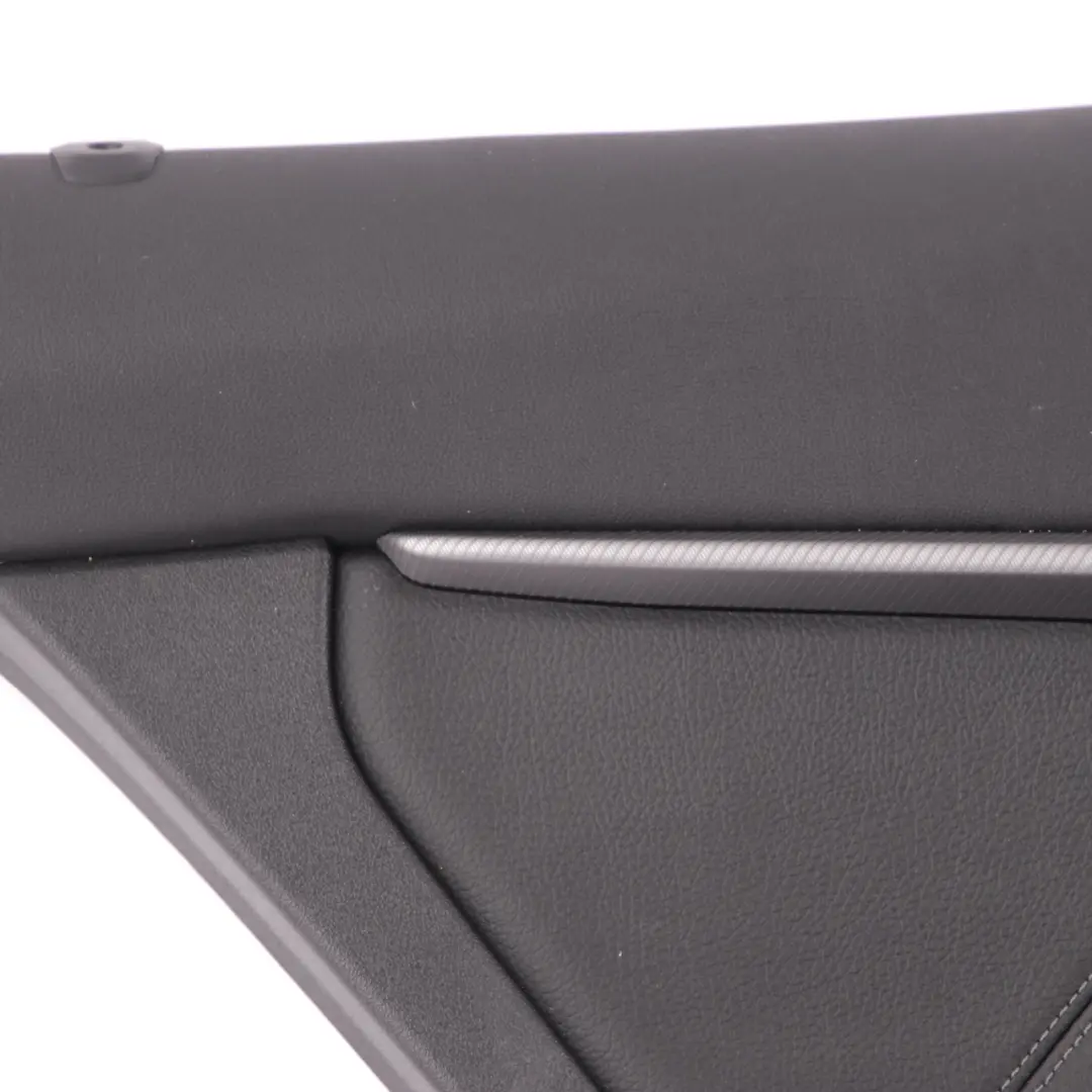 Door Card Rear Left N/S Lining Trim Black Perforated Leather Dakota to BMW F40 with Part number 9893851 BMW F40 Door Card Rear Left N/S Lining Trim Black Perforated Leather Dakota - SKU 9893851 - Part number 9893851