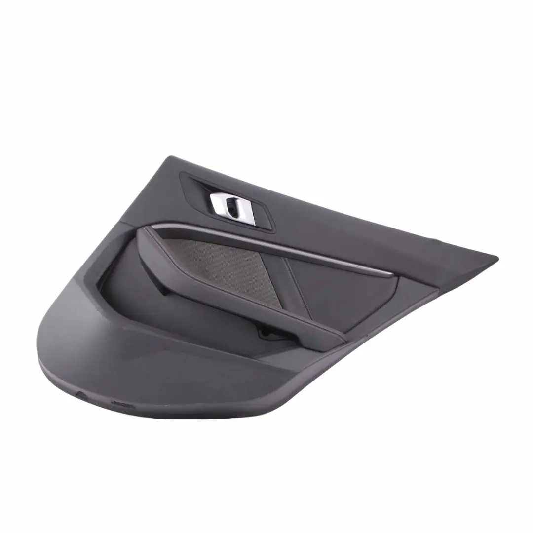 Door Card Rear Right O/S Lining Trim Black Perforated Leather Dakota to BMW F40 with Part number 9893852 BMW F40 Door Card Rear Right O/S Lining Trim Black Perforated Leather Dakota - SKU 9893852 - Part number 9893852