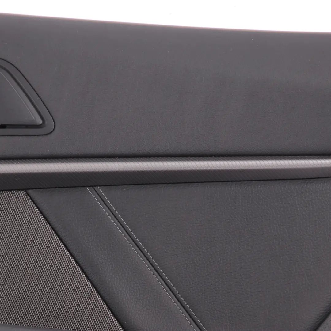 BMW F40 Door Card Rear Right O/S Lining Trim Black Perforated Leather Dakota - SKU 9893852 - Part number 9893852