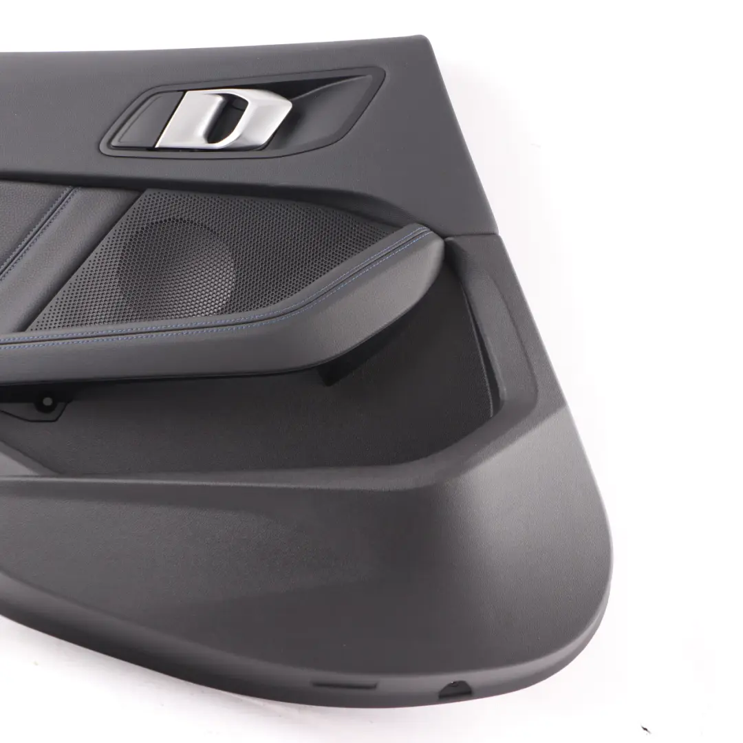 Door Card Rear Left N/S Lining Trim Perforated Leather Dakota Black to BMW F40 with Part number 9893857 BMW F40 Door Card Rear Left N/S Lining Trim Perforated Leather Dakota Black - SKU 9893857 - Part number 9893857