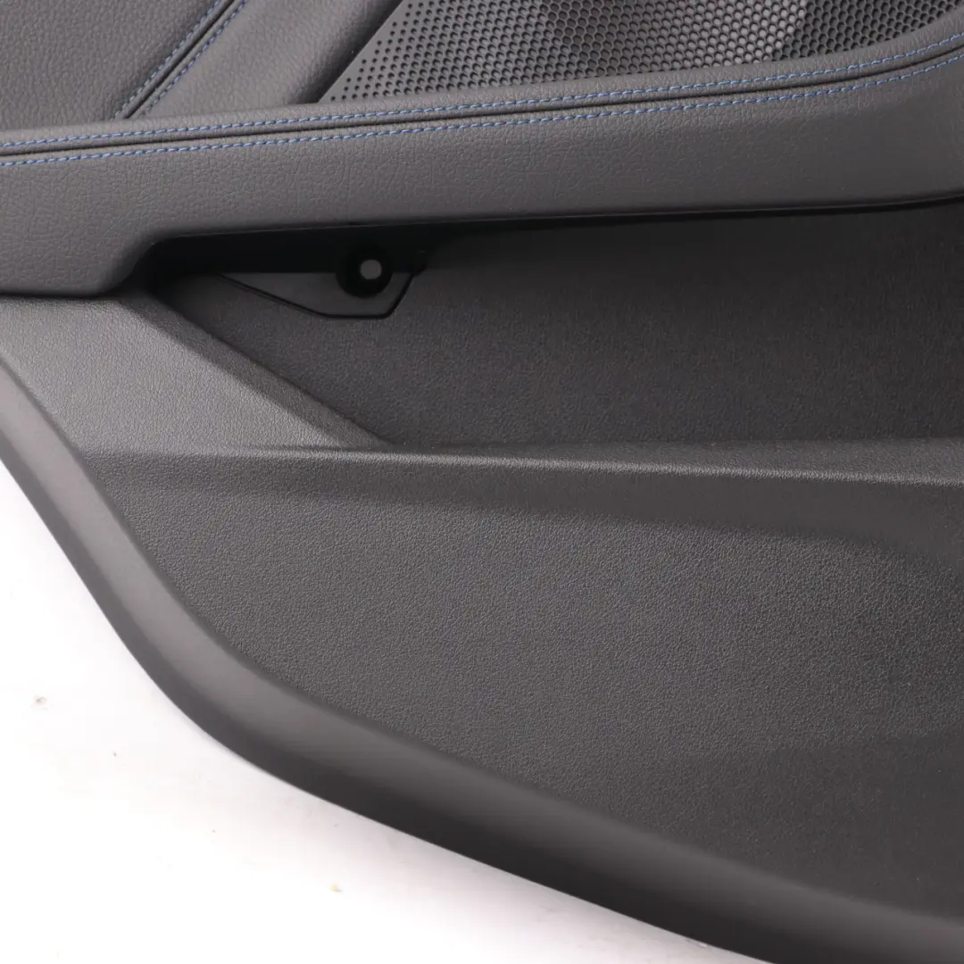 BMW F40 Door Card Rear Left N/S Lining Trim Perforated Leather Dakota Black - SKU 9893857 - Part number 9893857