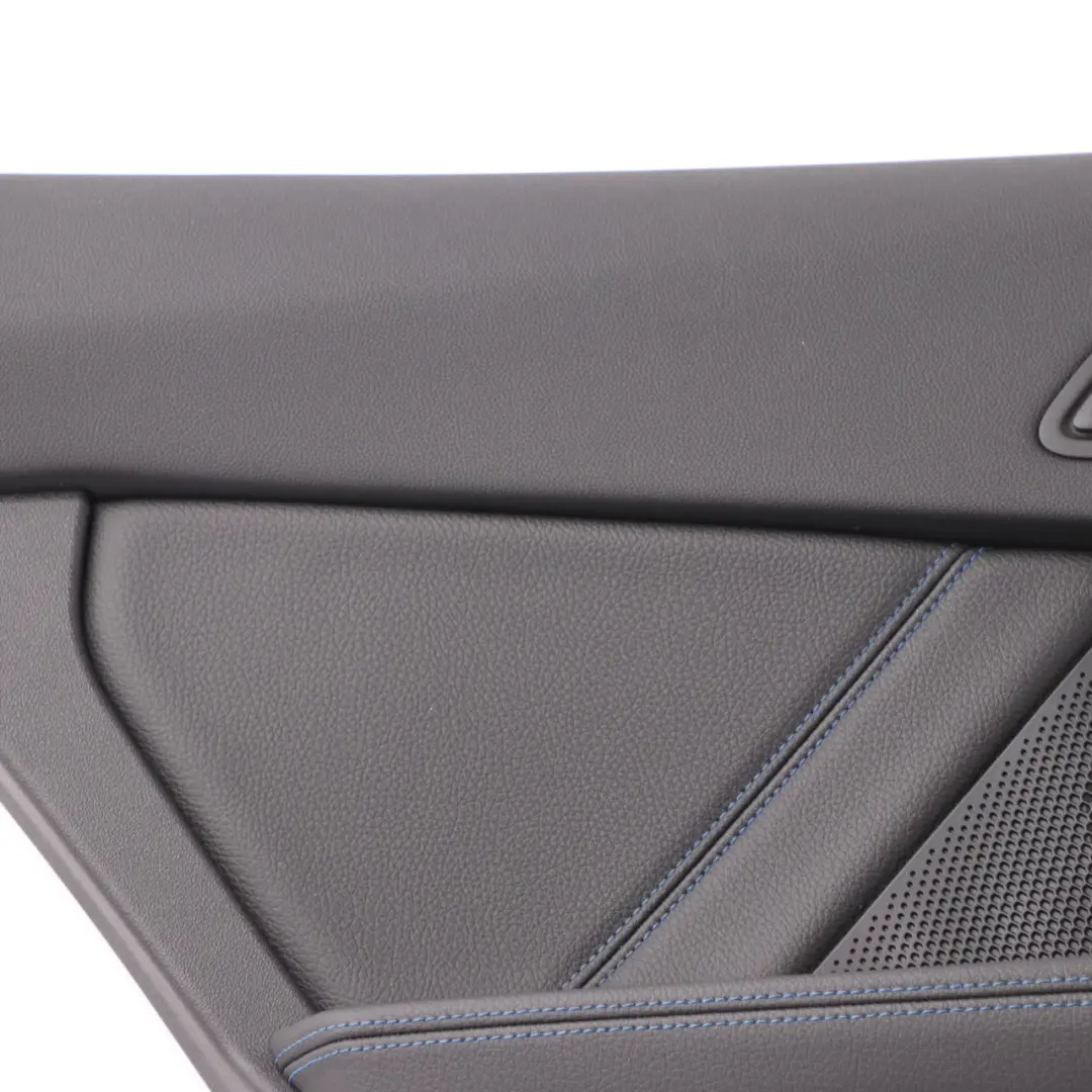 Door Card Rear Left N/S Lining Trim Perforated Leather Dakota Black to BMW F40 with Part number 9893857 BMW F40 Door Card Rear Left N/S Lining Trim Perforated Leather Dakota Black - SKU 9893857 - Part number 9893857