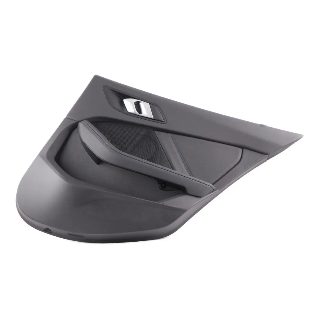 Door Card Rear Right O/S Lining Trim Perforated Leather Dakota Black to BMW F40 with Part number 9893858 BMW F40 Door Card Rear Right O/S Lining Trim Perforated Leather Dakota Black - SKU 9893858 - Part number 9893858
