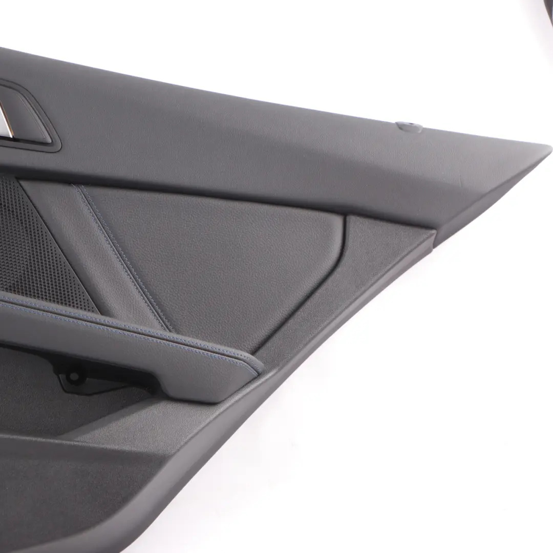 Door Card Rear Right O/S Lining Trim Perforated Leather Dakota Black to BMW F40 with Part number 9893858 BMW F40 Door Card Rear Right O/S Lining Trim Perforated Leather Dakota Black - SKU 9893858 - Part number 9893858