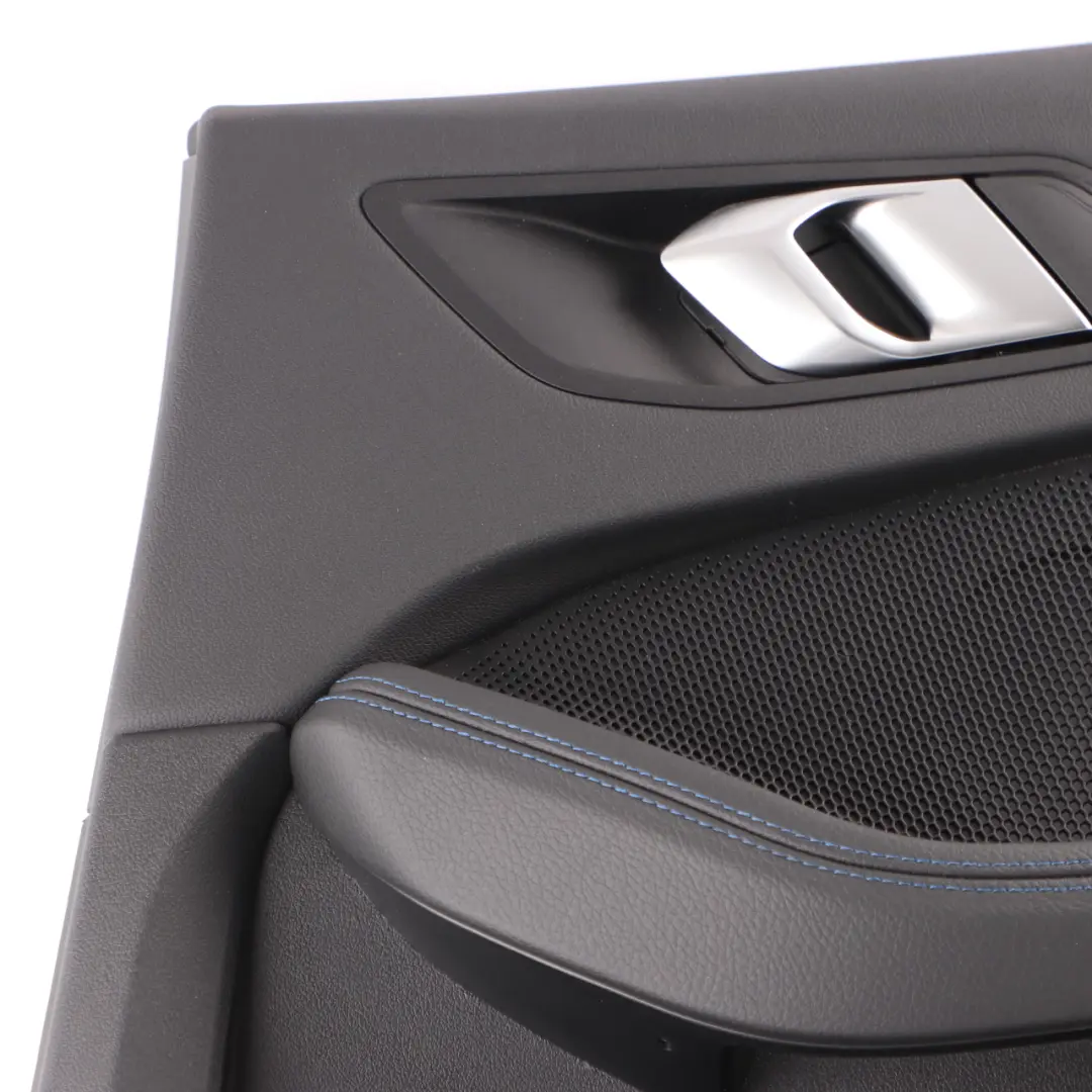 BMW F40 Door Card Rear Right O/S Lining Trim Perforated Leather Dakota Black - SKU 9893858 - Part number 9893858