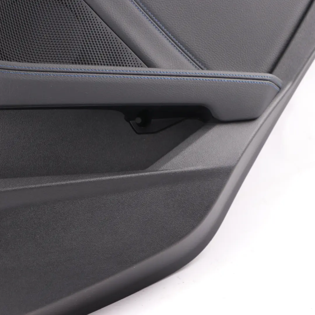 BMW F40 Door Card Rear Right O/S Lining Trim Perforated Leather Dakota Black - SKU 9893858 - Part number 9893858