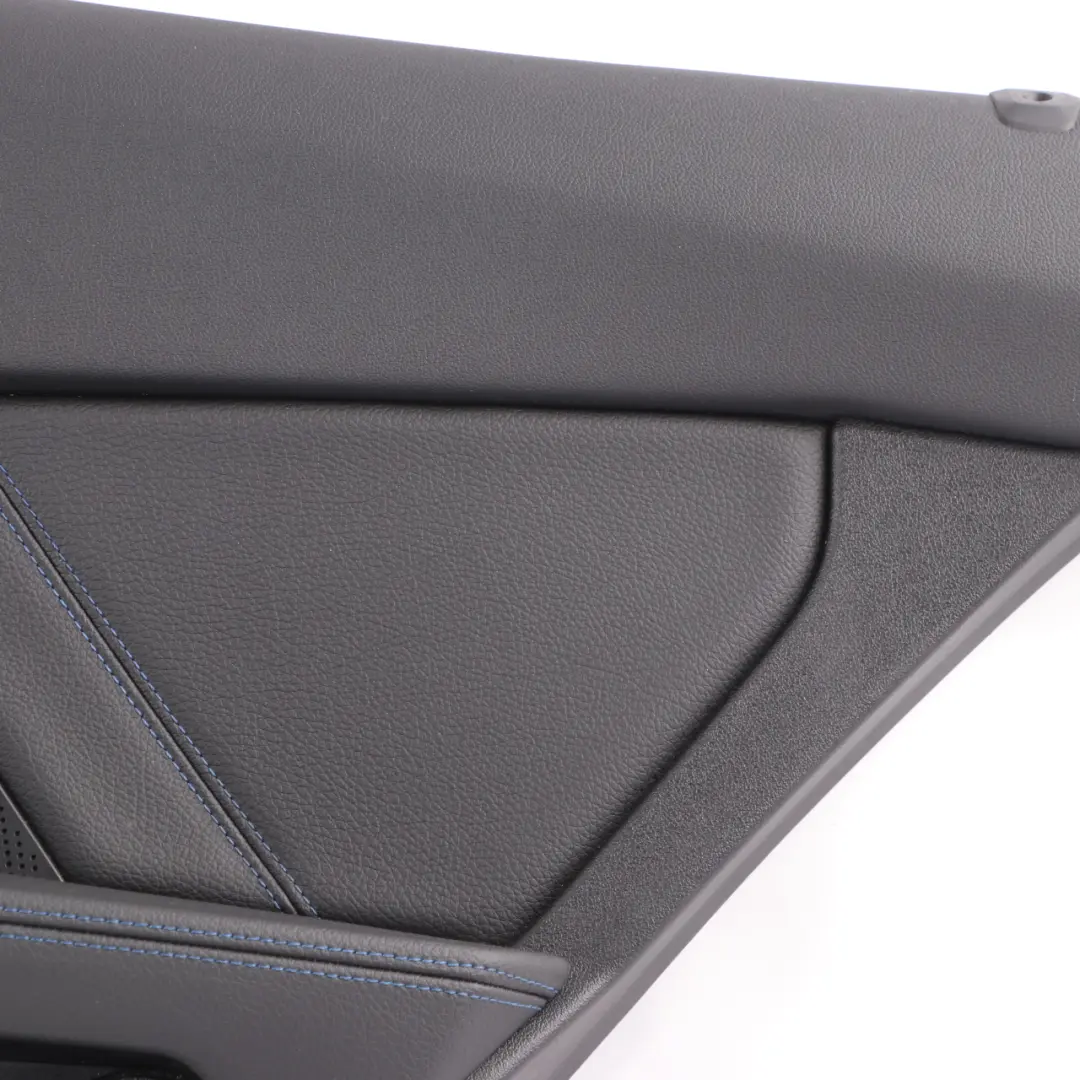 Door Card Rear Right O/S Lining Trim Perforated Leather Dakota Black to BMW F40 with Part number 9893858 BMW F40 Door Card Rear Right O/S Lining Trim Perforated Leather Dakota Black - SKU 9893858 - Part number 9893858