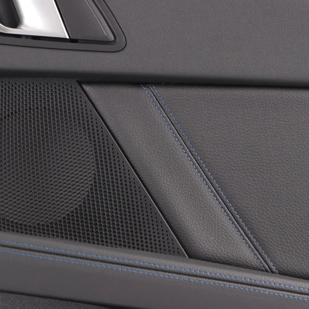 BMW F40 Door Card Rear Right O/S Lining Trim Perforated Leather Dakota Black - SKU 9893858 - Part number 9893858
