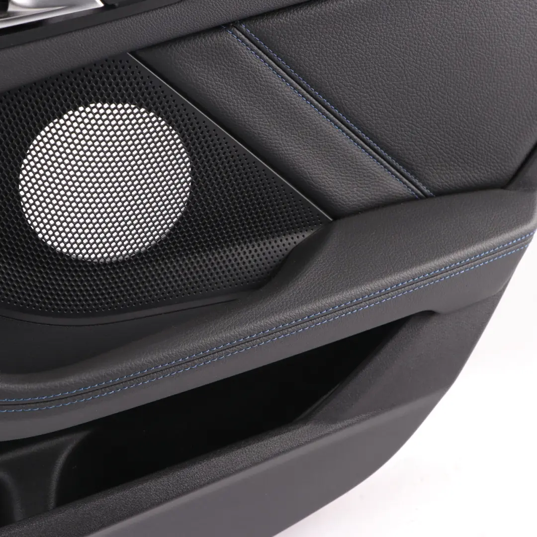 BMW F40 Door Card Rear Right O/S Lining Trim Perforated Leather Dakota Black - SKU 9893858 - Part number 9893858