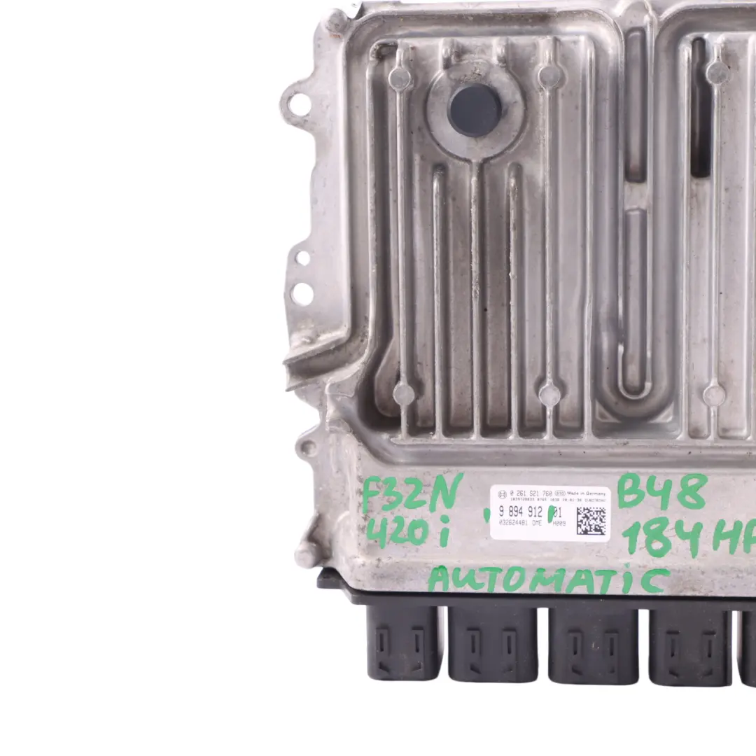 BMW F20 F30 F32 LCI 120i 320i 420i Petrol B48 184HP Engine ECU Unit DME - SKU 9894912 - Part number 9894912