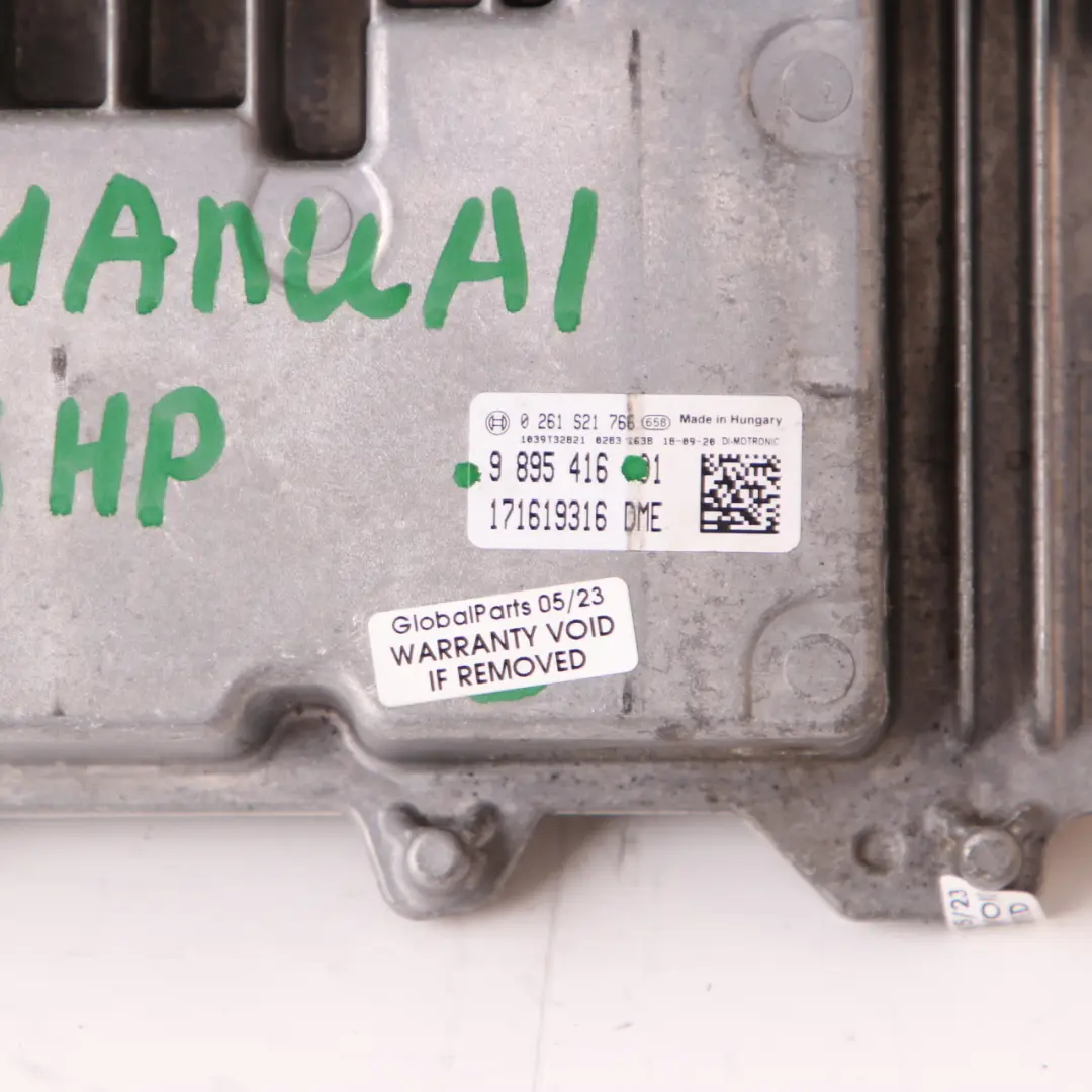 B38 136HP Engine ECU Kit DME Manual Control Unit to BMW F20 F21 LCI 118i with Part number 9895416 BMW F20 F21 LCI 118i B38 136HP Engine ECU Kit DME Manual Control Unit - SKU 9895416 - Part number 9895416