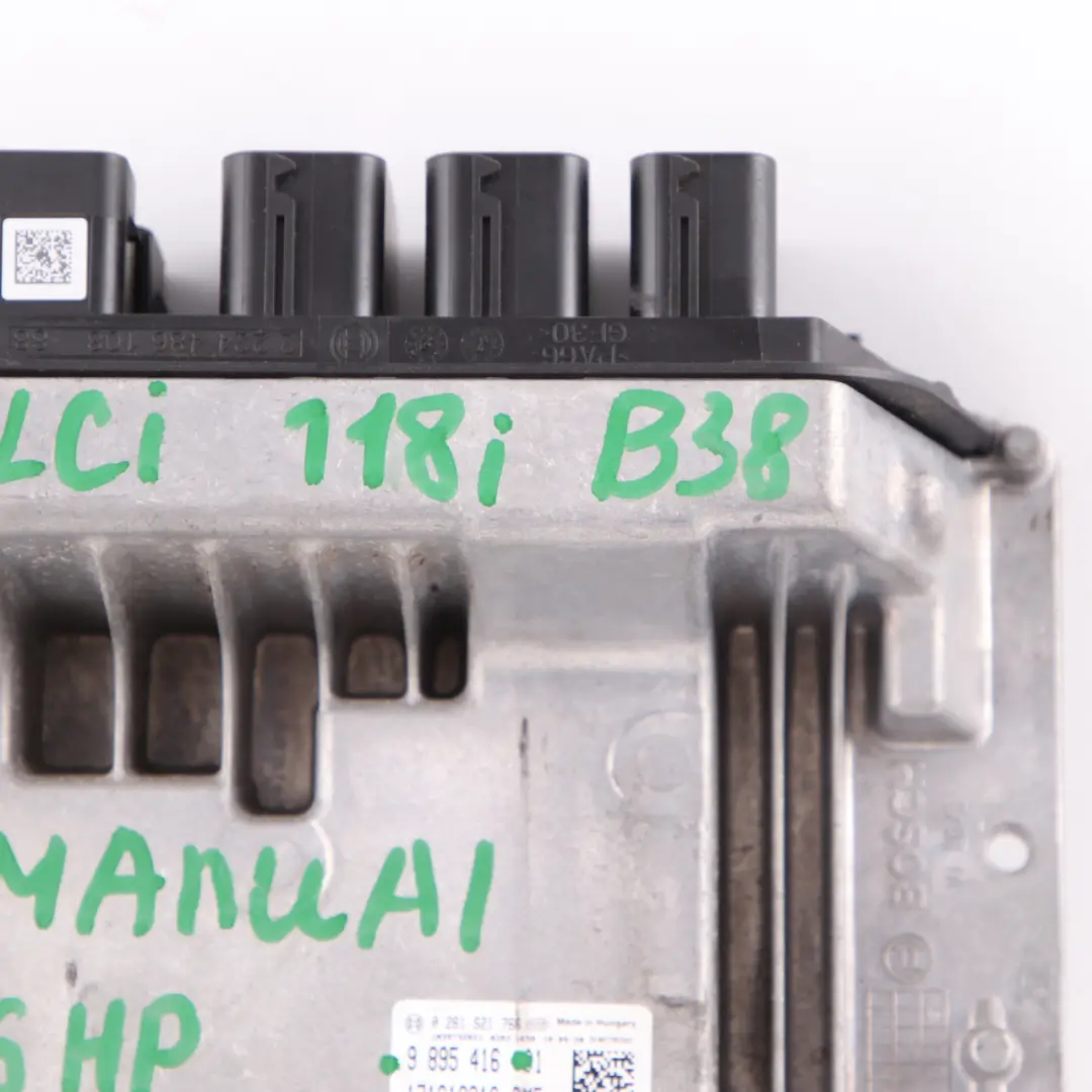 B38 136HP Engine ECU Kit DME Unité manuelle pour BMW F20 F21 LCI 118i à propos du numéro de pièce 9895416 BMW F20 F21 LCI 118i B38 136HP Engine ECU Kit DME Unité manuelle - SKU 9895416 - Numéro de pièce 9895416