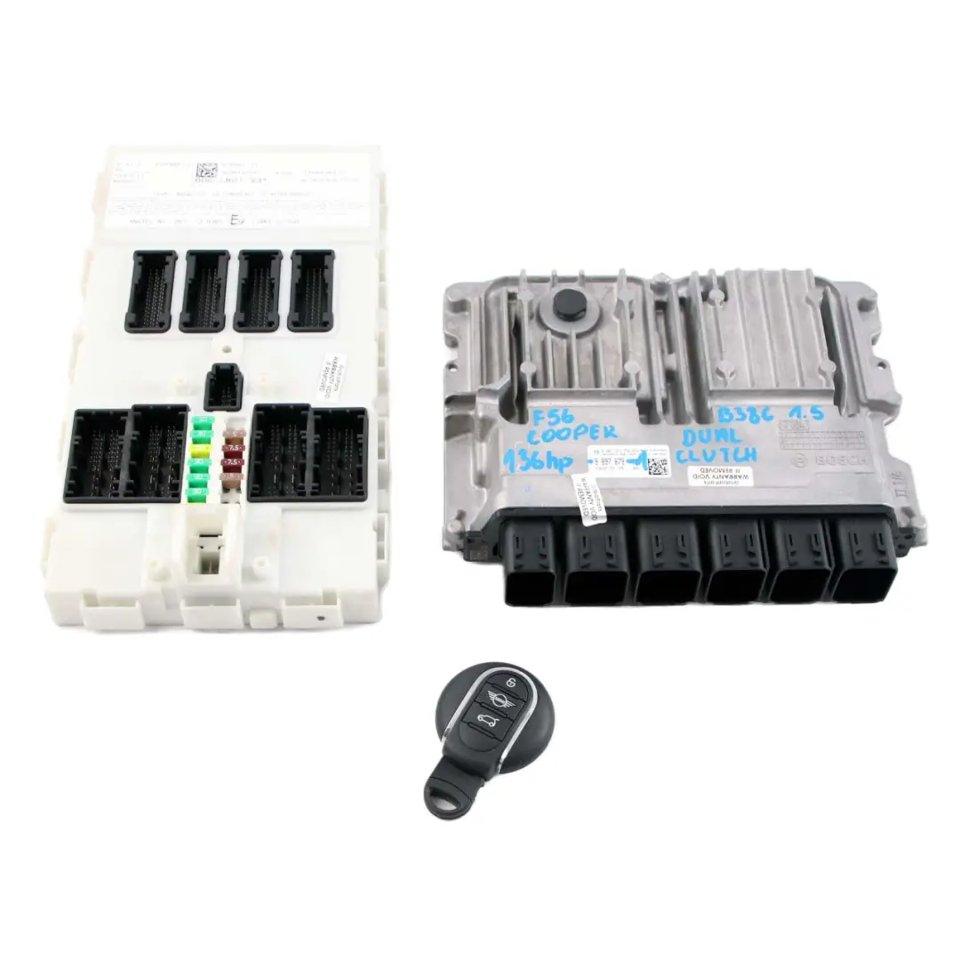 B38C 1.5 136HP Engine ECU Kit DME BDC Key Dual Clutch to Mini Cooper F56 with Part number 9897879 Mini Cooper F56 B38C 1.5 136HP Engine ECU Kit DME BDC Key Dual Clutch - SKU 9897879-1 - Part number 9897879
