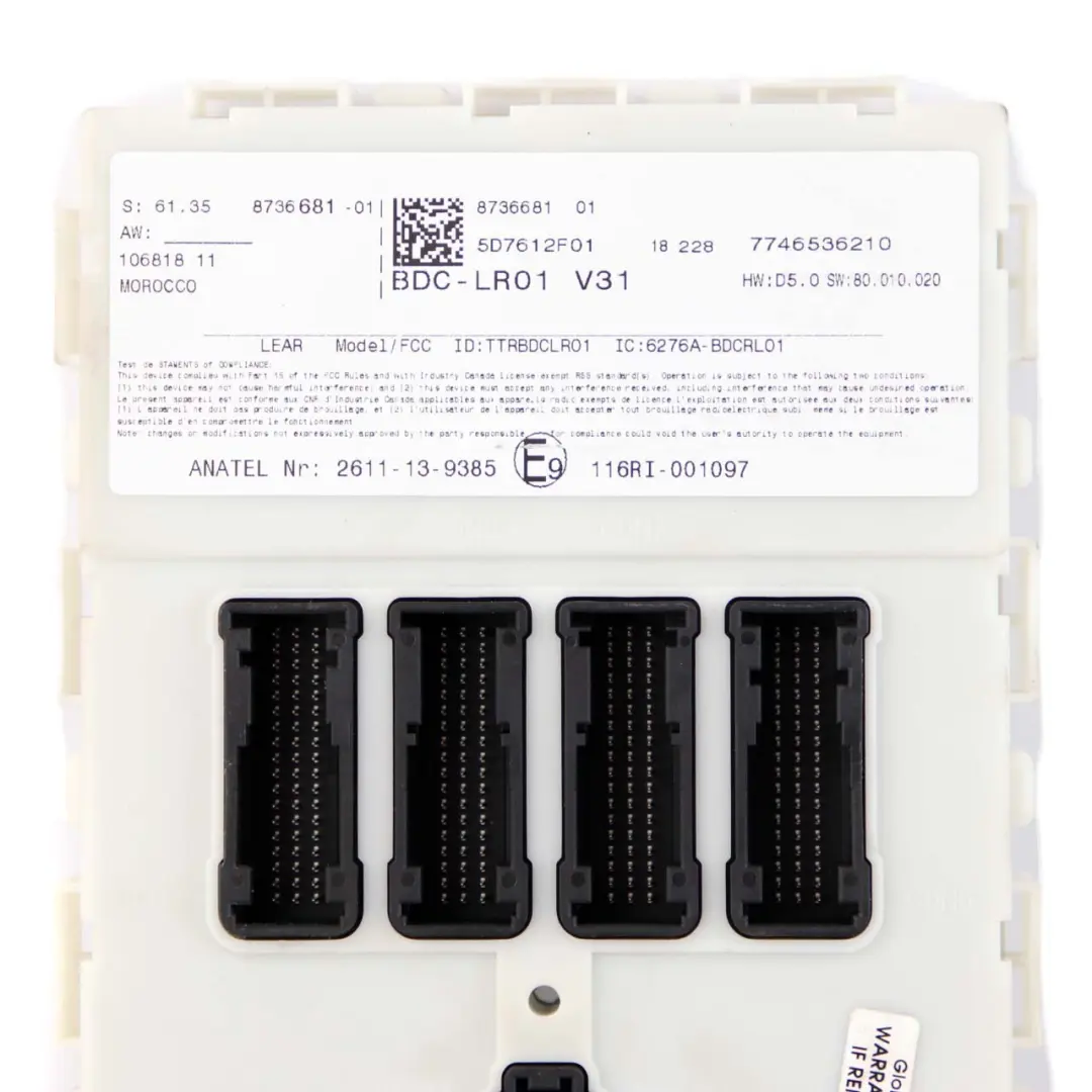 Mini Cooper F56 B38C 1.5 136HP Engine ECU Kit DME BDC Key Dual Clutch - SKU 9897879-1 - Part number 9897879