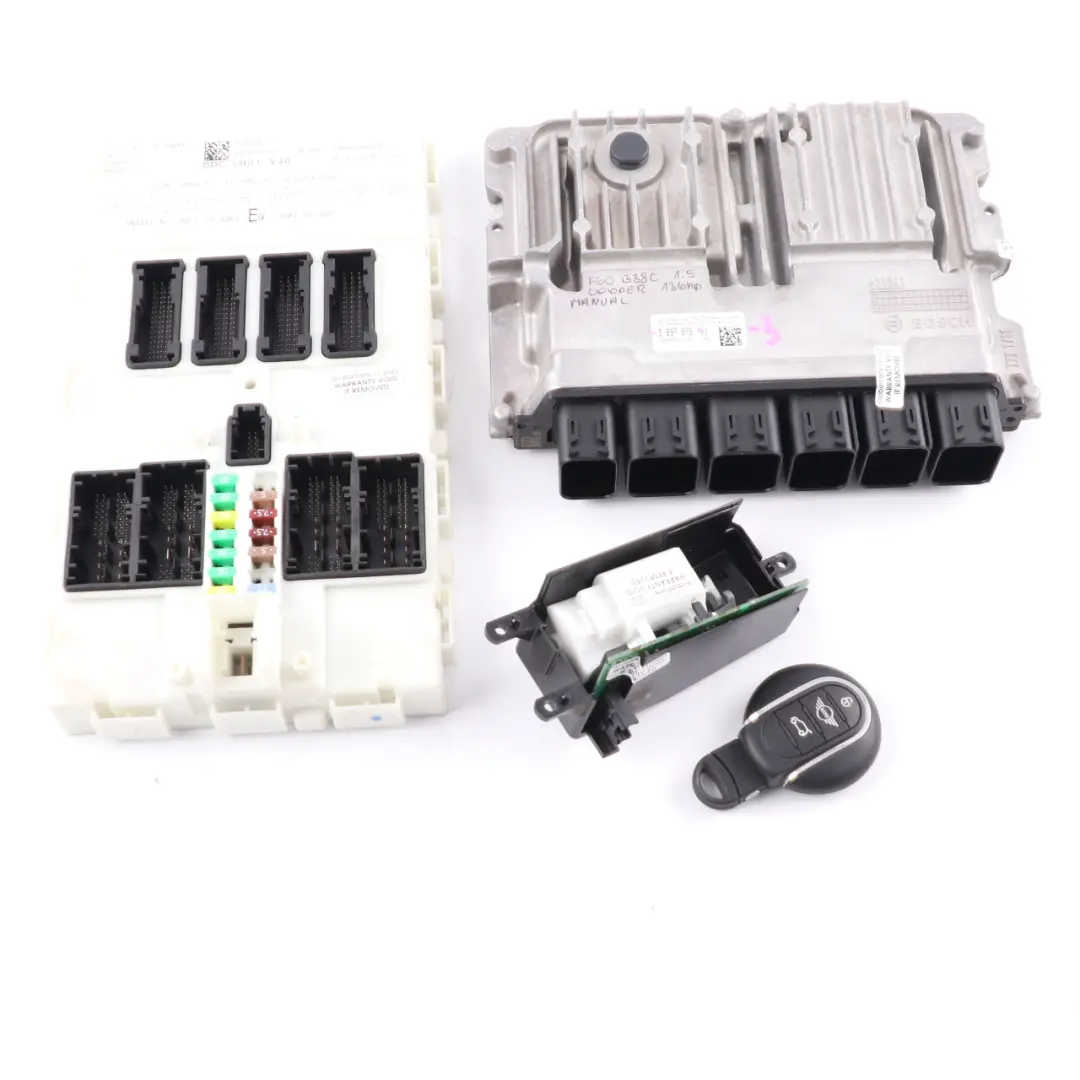 B38C 1.5 136HP Engine ECU Kit DME BDC Key Manual to Mini Cooper F60 with Part number 9897879 Mini Cooper F60 B38C 1.5 136HP Engine ECU Kit DME BDC Key Manual - SKU 9897879-3 - Part number 9897879