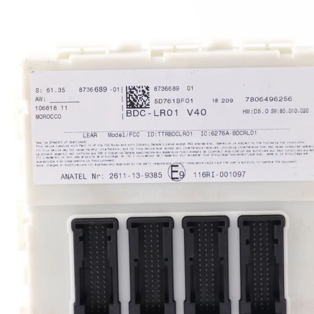 Mini Cooper F60 B38C 1.5 136HP Engine ECU Kit DME BDC Key Manual - SKU 9897879-3 - Part number 9897879