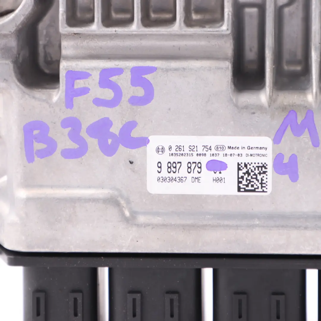 B38C 1.5 136PS Motormodul ECU DME Handbuch für Mini Cooper F55 F56 F60 mit Teilenummer 9897879 Mini Cooper F55 F56 F60 B38C 1.5 136PS Motormodul ECU DME Handbuch - SKU 9897879-4 - Teilenummer 9897879
