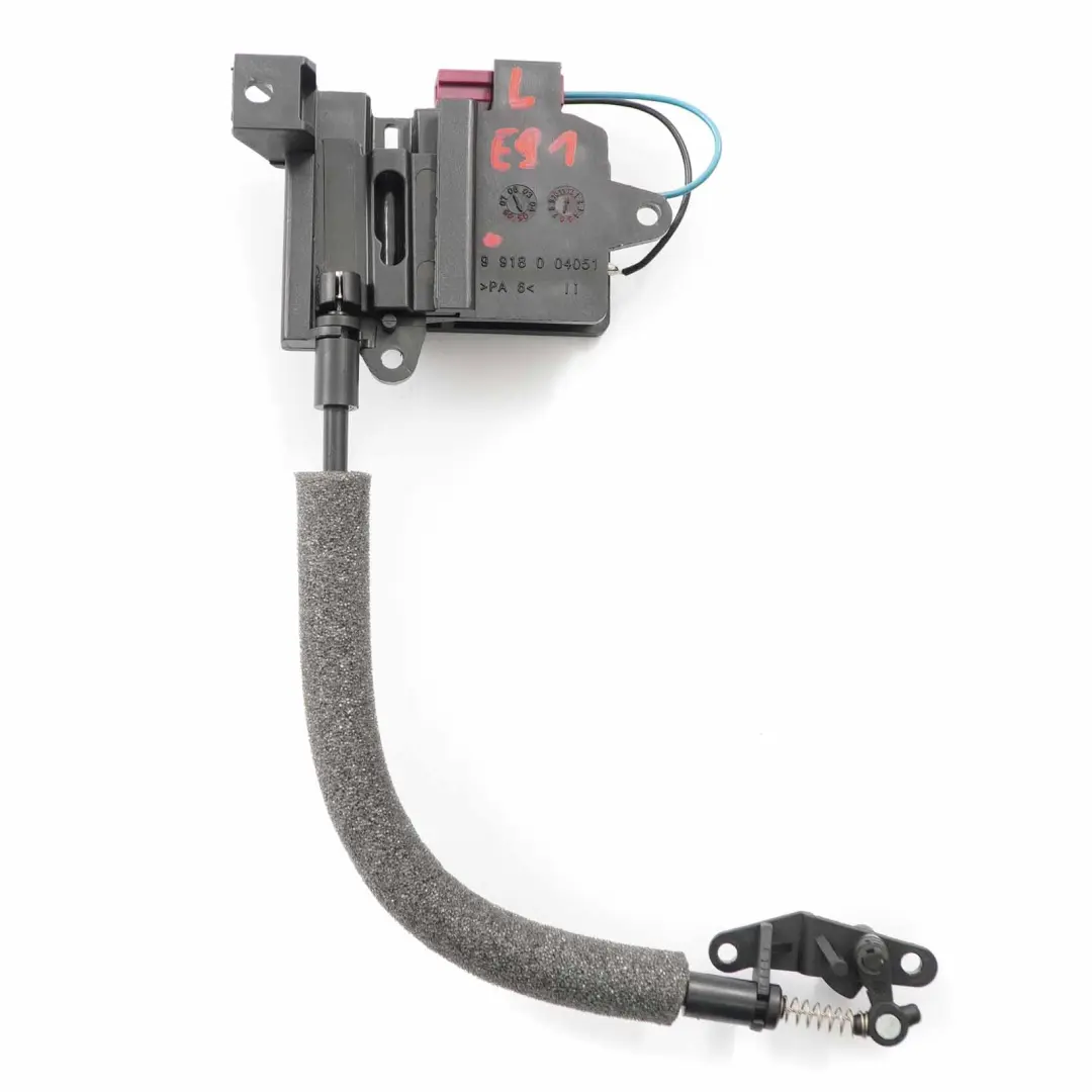 Scomparto Attuatore Pacchi Posteriore Sinistro Stivale Motore per BMW E91 con numero di parte 9918004051 BMW E91 Scomparto Attuatore Pacchi Posteriore Sinistro Stivale Motore - SKU 9918004051 - Numero di parte 9918004051