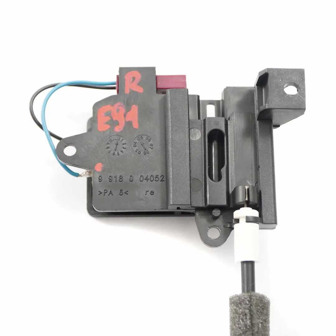 Hutablage Aktuator Fach hinten rechts Motor Stiefel für BMW E91 mit Teilenummer 9918004052 BMW E91 Hutablage Aktuator Fach hinten rechts Motor Stiefel - SKU 9918004052 - Teilenummer 9918004052