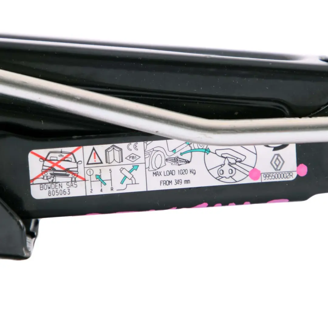 Renault Megane III Car Lifting Jack Tool Kit - SKU 995500002R - Part number 995500002R