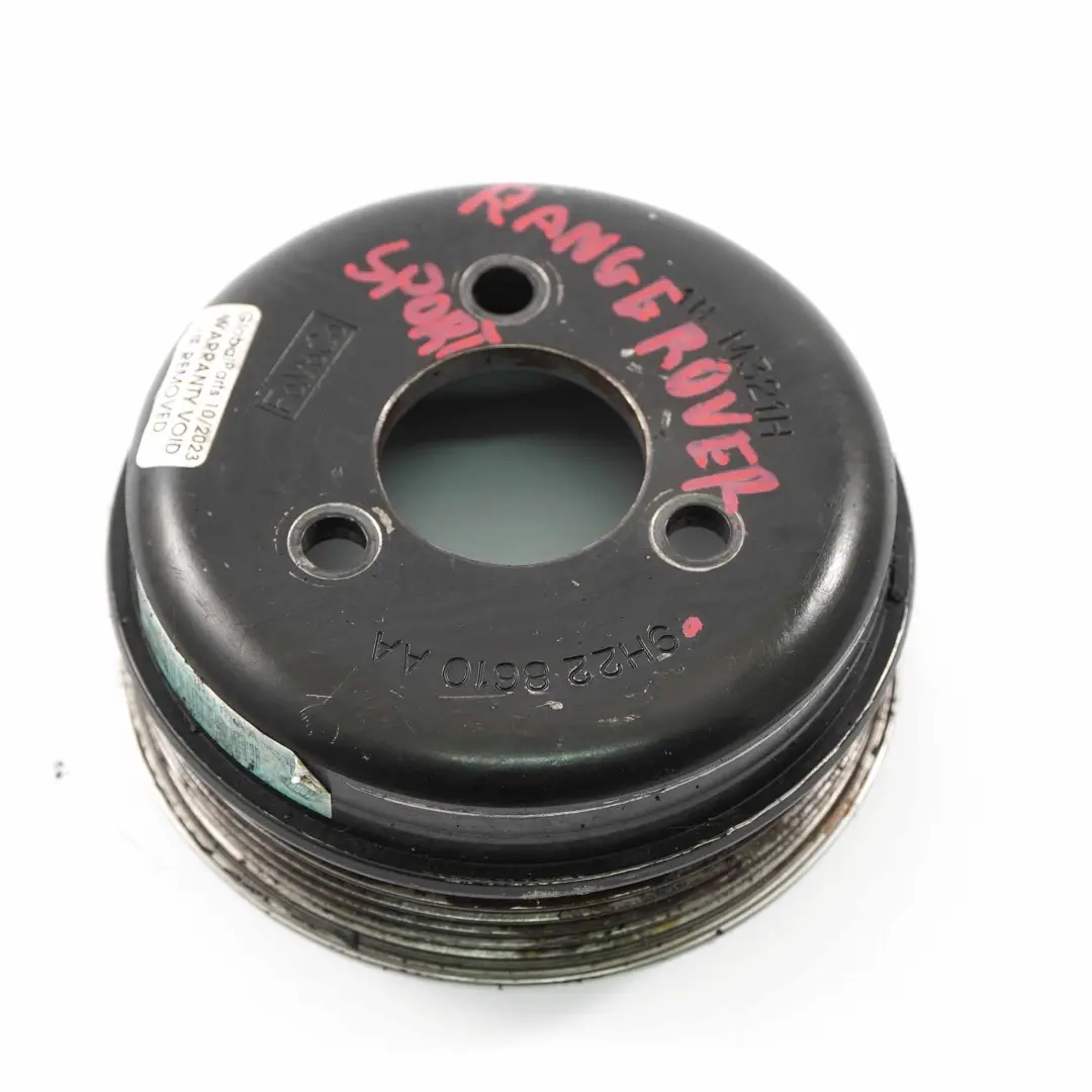 Land Rover Range L322 Coolant Water Pump Timing Belt Pulley 9H22-8610-AA - SKU 9H228610AA - Numéro de pièce 9H228610AA